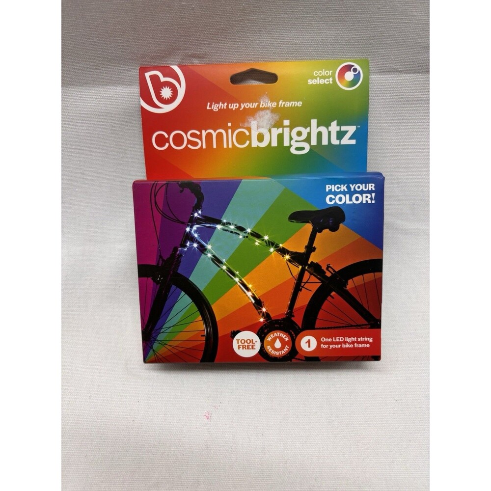 Brightz Cosmic Brightz LED Bike Frame Light String Color Select NEW